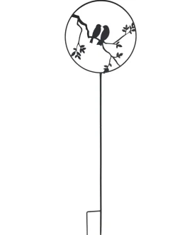 LOUIS MOULIN - Déco de jardin à piquer en forme d'oiseaux - 35x122,5cm - anthracite