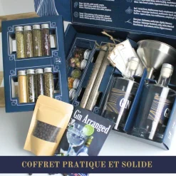 LOUISE & GASTON - Kit Aromatisation Gin arrangé DIY - Louise & Gaston