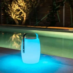 LUMISKY - Lampe enceinte bluetooth sans fil - - lucy play - h31 cm - led blanc et multicolore dimmable