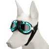 Lunettes de soleil pour animaux mcboson, monture bleue, verres gris