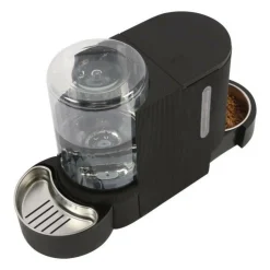 M PETS - Distributeur de croquettes et d'eau m.pets duplo 1,3kg/3l - 40x16.2x29.1 cm - noir