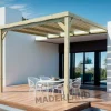 MADERLAND - Pergola adossée en bois montpellier 500 x 300 cm