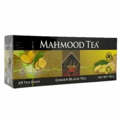 MAHMOOD TEA - Thé noir ceylan au gingembre - 25 sachets - boîte 50g