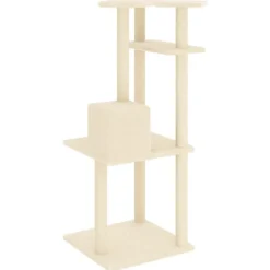 MAISON EXCLUSIVE - Arbre à chat avec griffoirs en sisal crème 123 cm