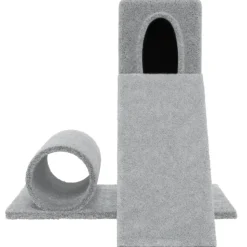 MAISON EXCLUSIVE - Arbre à chat avec griffoir en sisal gris clair 59 cm