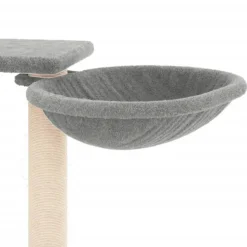 MAISON EXCLUSIVE - Arbre à chat avec griffoirs gris clair 82 cm