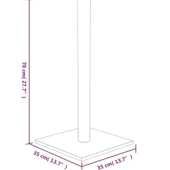 MAISON EXCLUSIVE - Arbre à chat crème 35x35x70 cm
