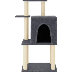 MAISON EXCLUSIVE - Arbre à chat avec griffoirs en sisal gris foncé 97 cm