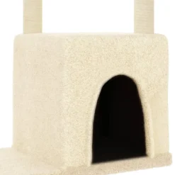 MAISON EXCLUSIVE - Arbre à chat avec griffoirs en sisal crème 97,5 cm