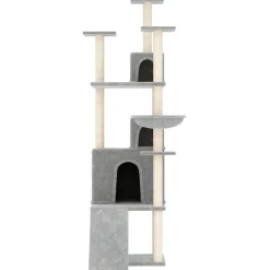 MAISON EXCLUSIVE - Arbre à chat avec griffoirs en sisal gris clair 175 cm