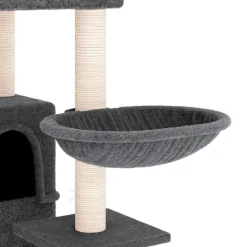 MAISON EXCLUSIVE - Arbre à chat avec griffoirs en sisal gris foncé 175 cm