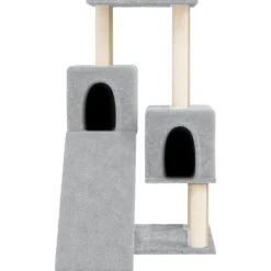 MAISON EXCLUSIVE - Arbre à chat avec griffoirs en sisal gris clair 82 cm