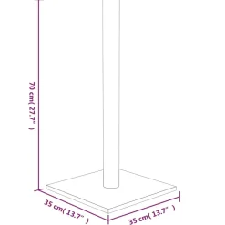 MAISON EXCLUSIVE - Arbre à chat gris clair 35x35x70 cm