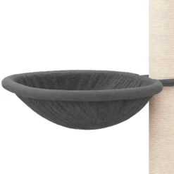 MAISON EXCLUSIVE - Arbre à chat avec griffoirs en sisal gris foncé 94,5 cm