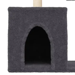 MAISON EXCLUSIVE - Arbre à chat avec griffoirs en sisal gris foncé 86 cm