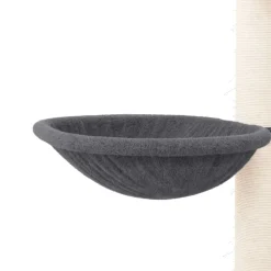 MAISON EXCLUSIVE - Arbre à chat avec griffoirs en sisal gris foncé 94 cm