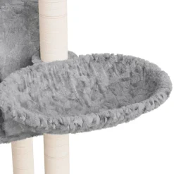 MAISON EXCLUSIVE - Arbre à chat avec griffoirs en sisal gris clair 108,5 cm