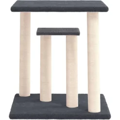 MAISON EXCLUSIVE - Arbres à chat avec plates-formes gris foncé 50 cm