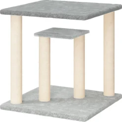 MAISON EXCLUSIVE - Arbres à chat avec plates-formes gris clair 50 cm