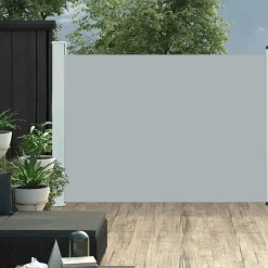 MAISON EXCLUSIVE - Auvent latéral rétractable de patio 120x500 cm gris