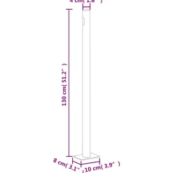 MAISON EXCLUSIVE - Auvent latéral rétractable de patio 220x300 cm gris