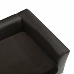 MAISON EXCLUSIVE - Canapé pour chien marron 60x43x30 cm peluche et similicuir