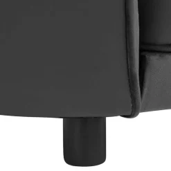 MAISON EXCLUSIVE - Canapé pour chien gris foncé 69x49x40 cm peluche et similicuir