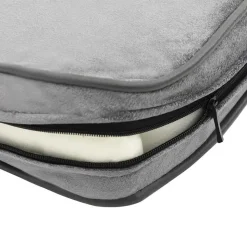 MAISON EXCLUSIVE - Canapé pour chien gris 68x38x38 cm peluche