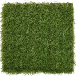 MAISON EXCLUSIVE - Carreaux de gazon artificiel 11 pcs vert 30x30 cm