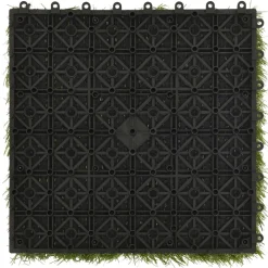MAISON EXCLUSIVE - Carreaux de gazon artificiel 11 pcs vert 30x30 cm
