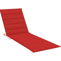 MAISON EXCLUSIVE - Chaise longue de jardin avec coussin bois d'acacia solide