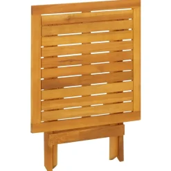 MAISON EXCLUSIVE - Chaise longue d'extérieur avec table acacia massif et textilène