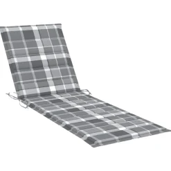 MAISON EXCLUSIVE - Chaise longue de jardin avec coussin bois d'acacia solide