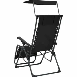 MAISON EXCLUSIVE - Chaises pliables de terrasse lot de 2 textilène noir