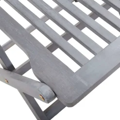 MAISON EXCLUSIVE - Chaises pliables d'extérieur lot de 2 et coussins bois d'acacia