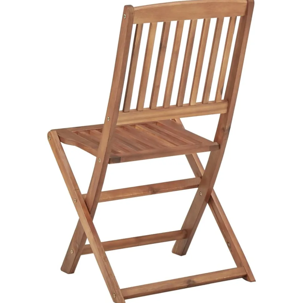 MAISON EXCLUSIVE - Chaises pliables d'extérieur lot de 4 bois d'acacia solide