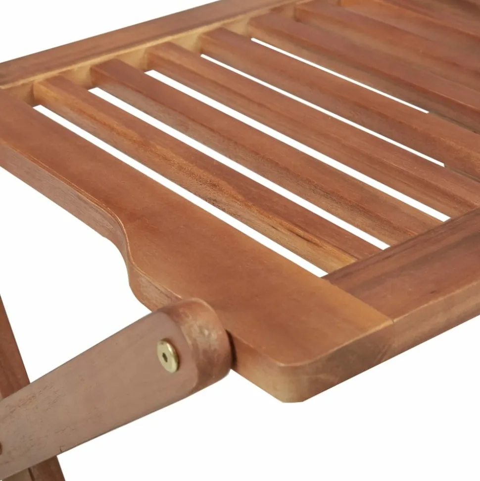 MAISON EXCLUSIVE - Chaises pliables d'extérieur lot de 4 bois d'acacia solide