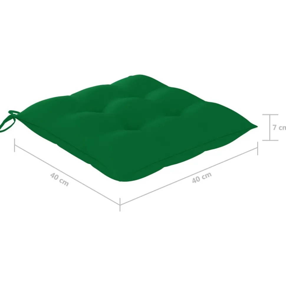 MAISON EXCLUSIVE - Chaises pliables d'extérieur lot de 8 et coussins bois d'acacia