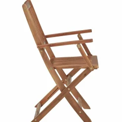 MAISON EXCLUSIVE - Chaises pliables d'extérieur et coussins lot de 8 bois d'acacia