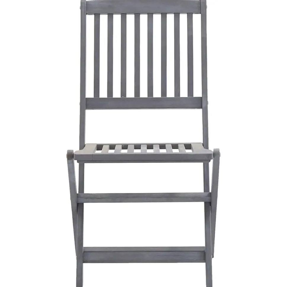 MAISON EXCLUSIVE - Chaises pliables d'extérieur lot de 6 et coussins bois d'acacia