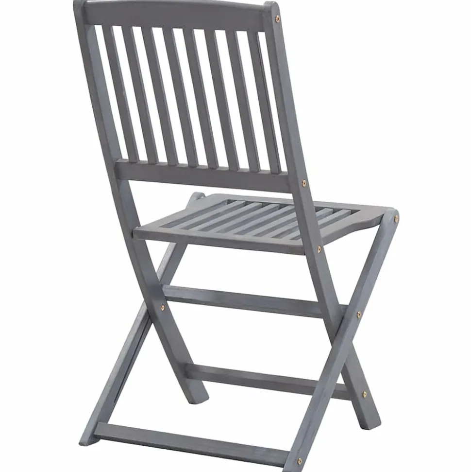 MAISON EXCLUSIVE - Chaises pliables d'extérieur lot de 6 et coussins bois d'acacia