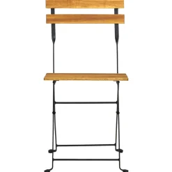 MAISON EXCLUSIVE - Chaises pliables de jardin lot de 6 acier bois d'acacia massif