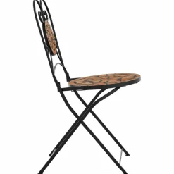 MAISON EXCLUSIVE - Chaises de bistrot pliables lot de 2 terre cuite céramique