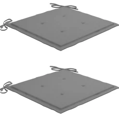 MAISON EXCLUSIVE - Chaises pliables d'extérieur lot de 2 et coussins bois d'acacia