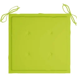 MAISON EXCLUSIVE - Chaises pliables d'extérieur lot de 6 et coussins bois d'acacia