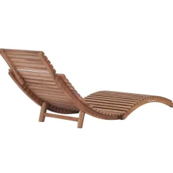 MAISON EXCLUSIVE - Chaises longues pliables lot de 2 bois de teck solide