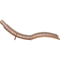 MAISON EXCLUSIVE - Chaises longues pliables lot de 2 bois de teck solide