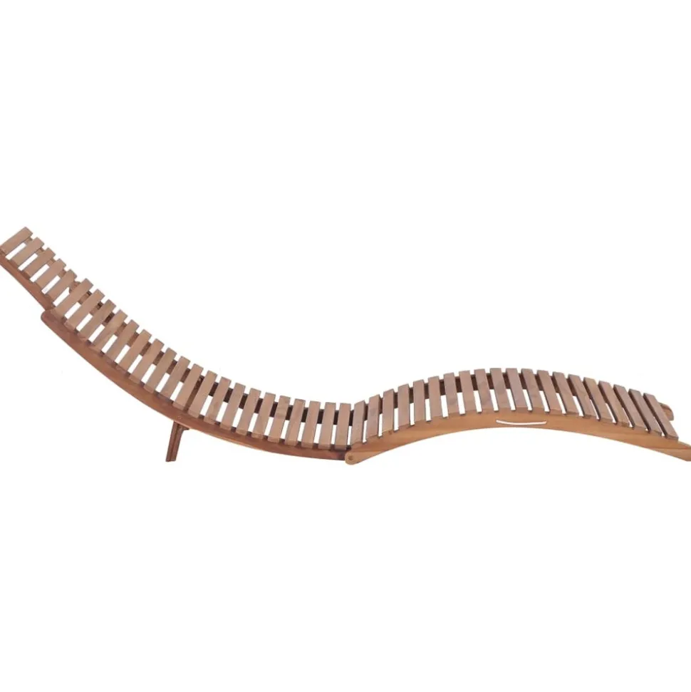 MAISON EXCLUSIVE - Chaises longues pliables lot de 2 bois de teck solide