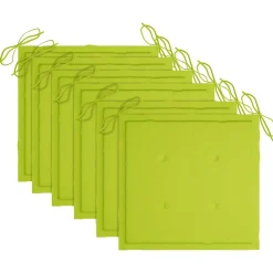 MAISON EXCLUSIVE - Chaises pliables de jardin avec coussins lot de 6 bois de teck