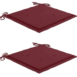 MAISON EXCLUSIVE - Chaises pliables d'extérieur lot de 2 et coussins bois d'acacia